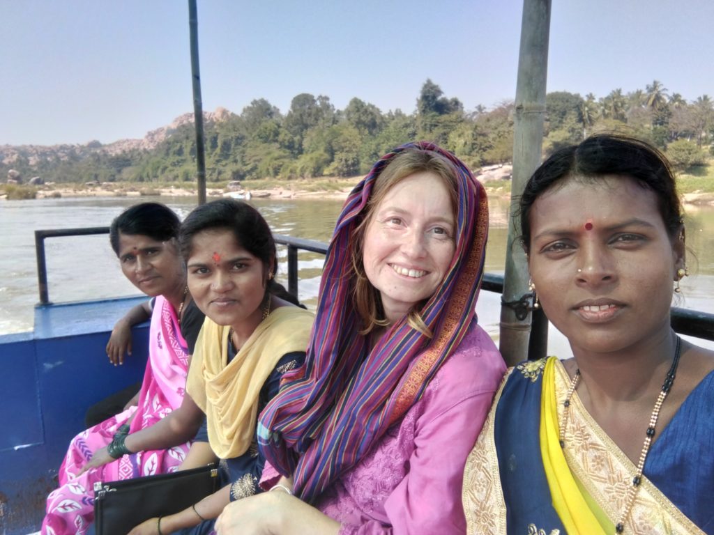 Femmes indiennes à Hampi en Inde